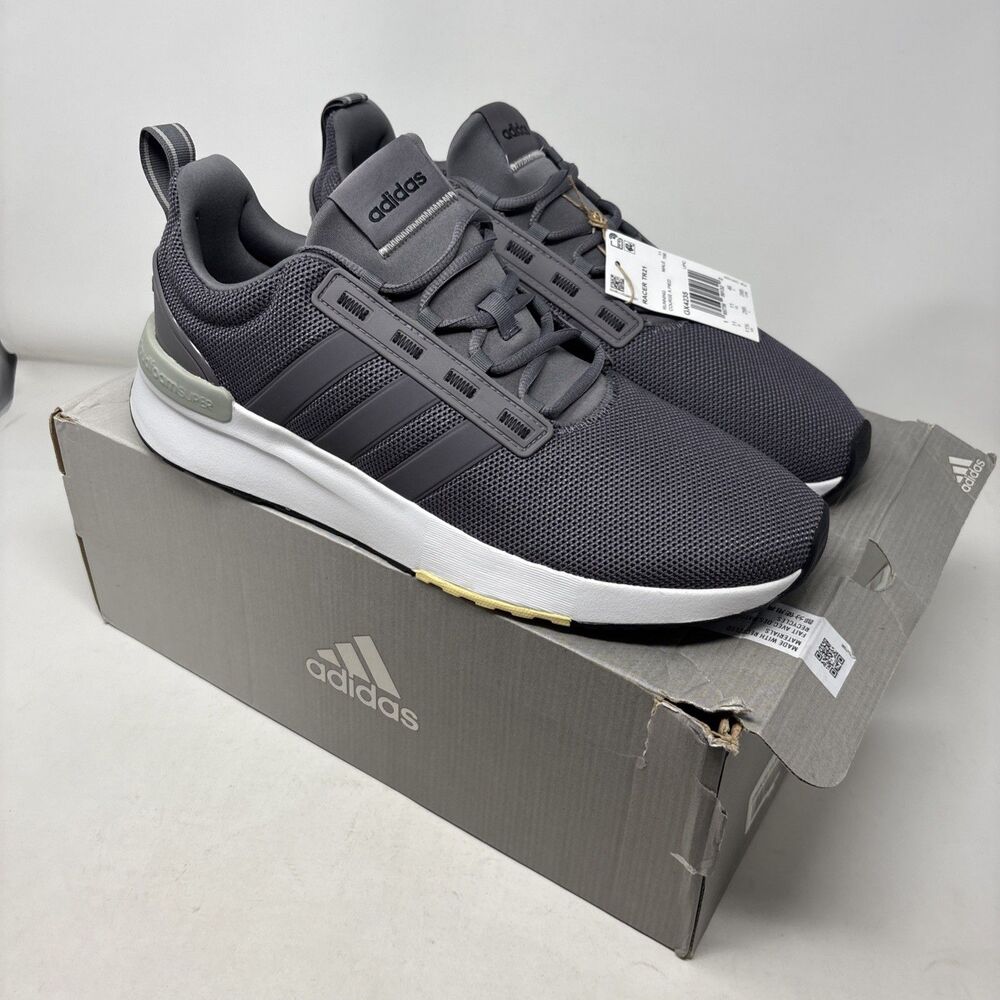 Adidas Racer TR21 Men’s Gray Cloudfoam Running Shoes Sneakers Size 11.5